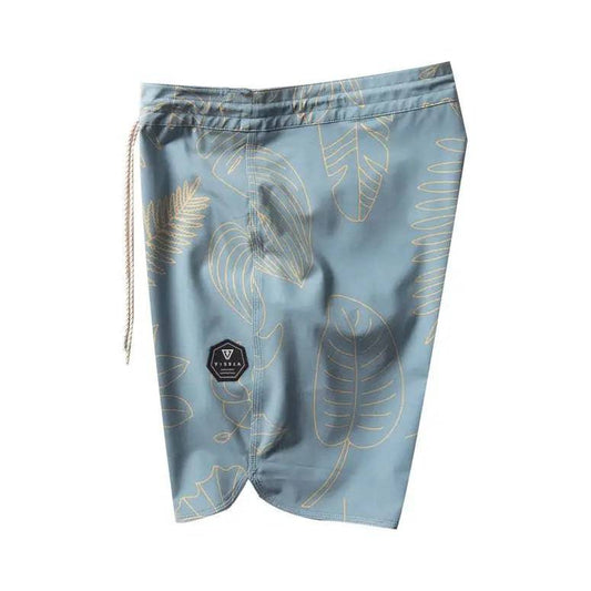 VISSLA Boardshorts Tropical Pleasures 18.5" 29-34 Storm Blue - Must-Have for Surfers