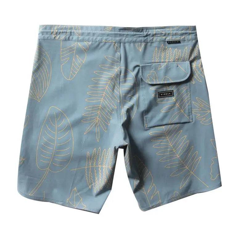 VISSLA Boardshorts Tropical Pleasures 18.5" 29-34 Storm Blue - Must-Have for Surfers