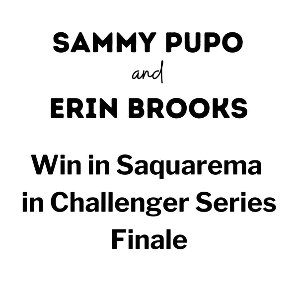 Sammy Pupo and Erin Brooks Win in Saquarema in Challenger Series Finale
