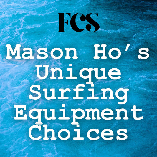 A Glimpse into Mason Ho's Unique Surfing Equipment Choices - Hawaiian South Shore