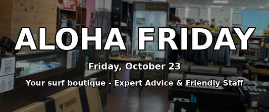 Aloha Friday at Hawaiian South Shore, Friday, October 23, shot on our shop floor today