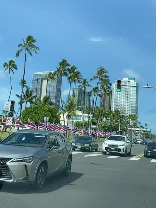 🇺🇸凄い数の国旗　God’s Ohana Day 🇺🇸 - Hawaiian South Shore