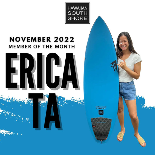 Hawaiian South Shore Member of the Month for November 2022- Erica Ta