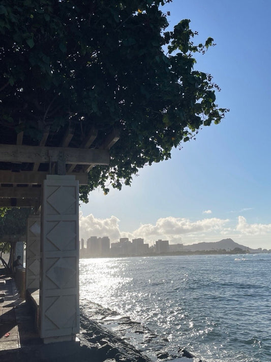 🩵今朝のハワイ　モケがそれたって聞いたけど戻って来たんかと思った🩵 - Hawaiian South Shore