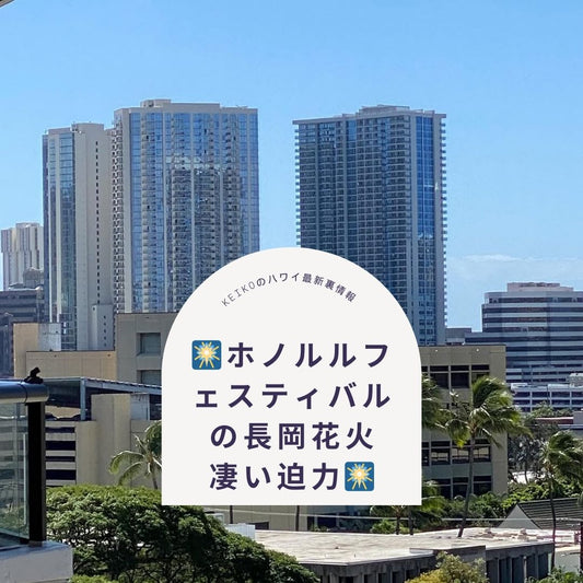 🎆ホノルルフェスティバルの長岡花火　凄い迫力🎆 - Hawaiian South Shore