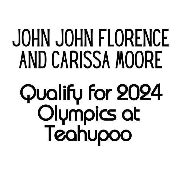 John John Florence and Carissa Moore Qualify for 2024 Olympics at Teahupoo