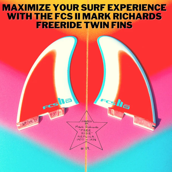 Maximize Your Surf Experience with the FCS II MARK RICHARDS FREERIDE TWIN FINS