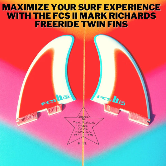 Maximize Your Surf Experience with the FCS II MARK RICHARDS FREERIDE TWIN FINS - Hawaiian South Shore