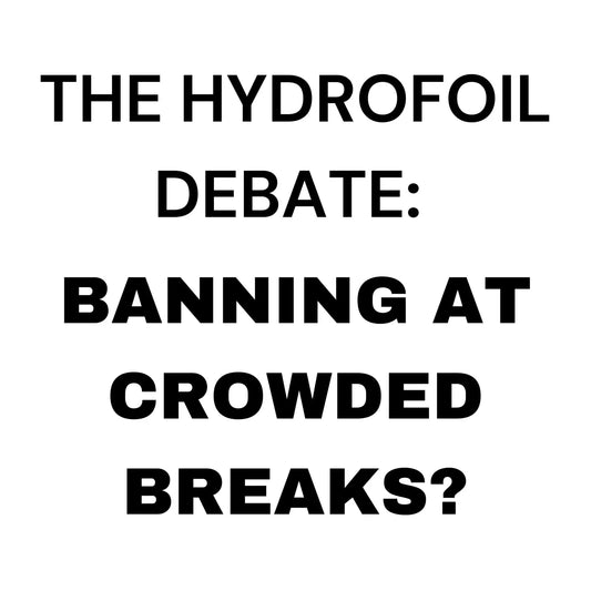 Should Hydrofoils Be Banned at Crowded Surf Breaks - Hawaiian South Shore