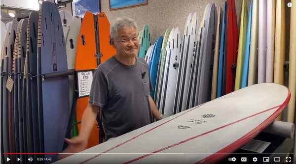 TAYLOR JENSEN TJ PRO V Surfboard Review by Ron