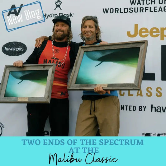 Two Ends of the Spectrum at the Malibu Classic - Hawaiian South Shore