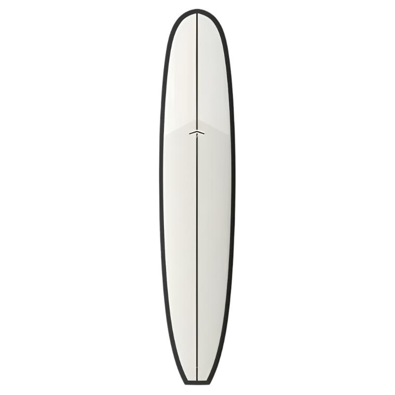 CJ Nelson CHAMELEON 2+1 Fin (9'1") Thunderbolt Black Off White/Carbon Rail - SHOP SURFBOARDS - [Surfboards Surf Shop and Clothing Boutique Honolulu]