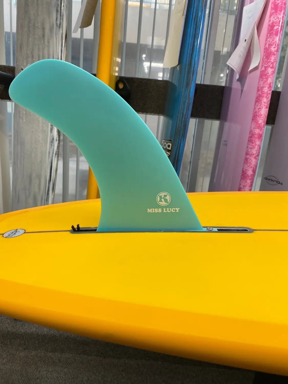 Kanoa Dahlin - Miss Lucy Longboard Center Fin - Hawaiian South Shore