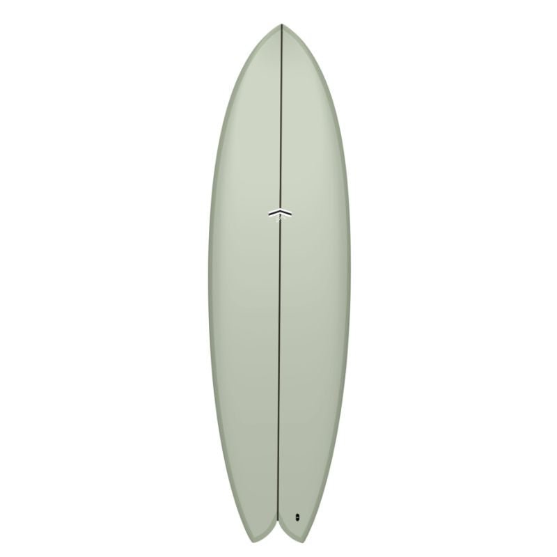 CJ Nelson MILO Fish (6'6) Twin Fin FCS Thunderbolt Red MUSTARD - SHOP SURFBOARDS - [Surfboards Surf Shop and Clothing Boutique Honolulu]