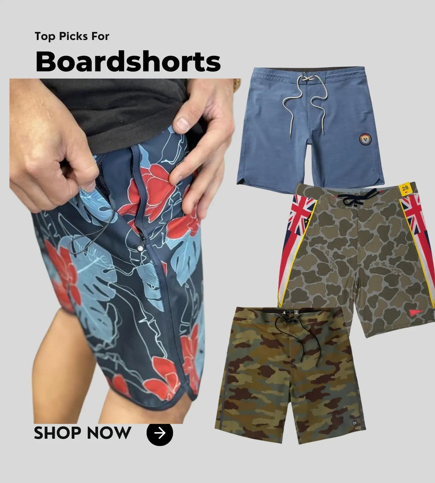 Shop Boardshorts - Hawaiian South Shore