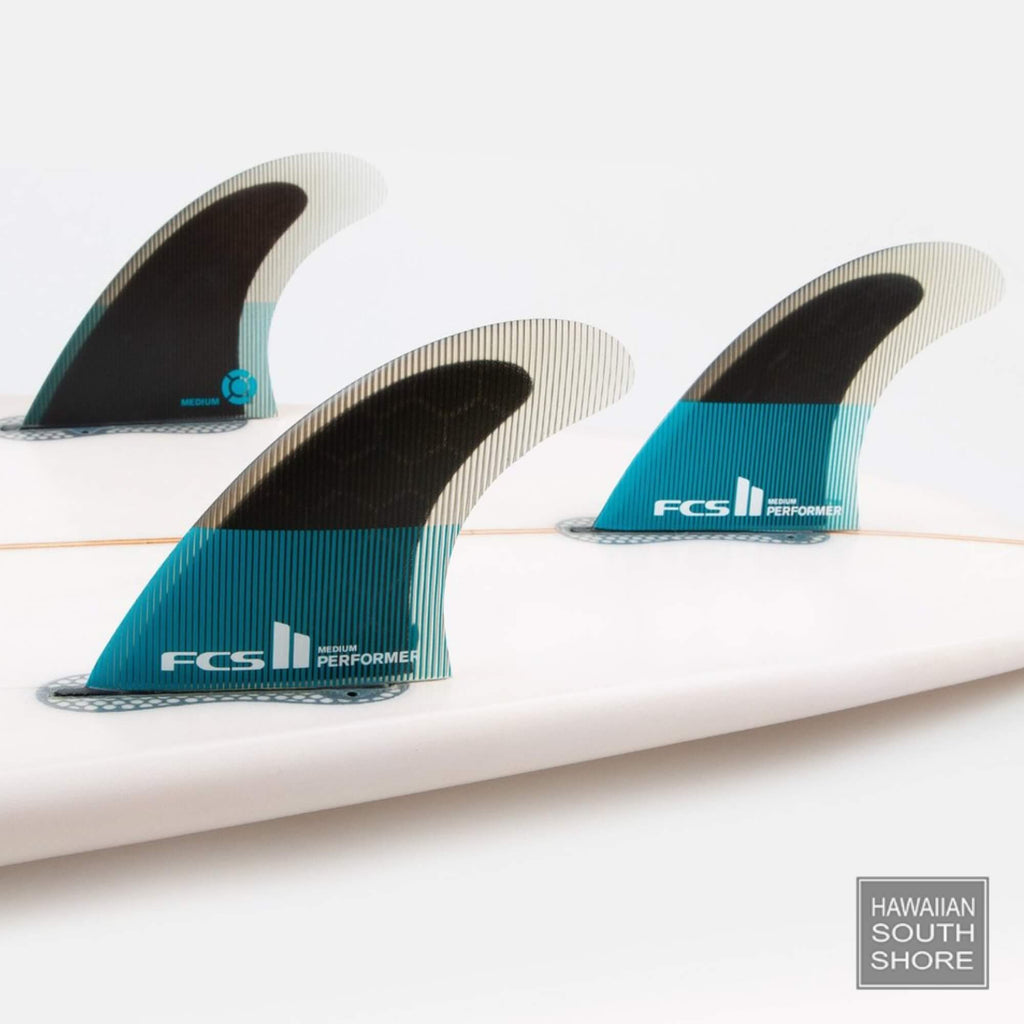 FCS II PERFORMER Quad Fins PC Small-Large Performer Template