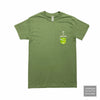 Aloha Days T-Shirt RETRO PALM POCKET Small-XLarge Olive - S