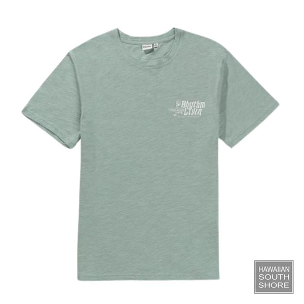 RHYTHM T-Shirt Livin Slub (Small - Large) Seafoam