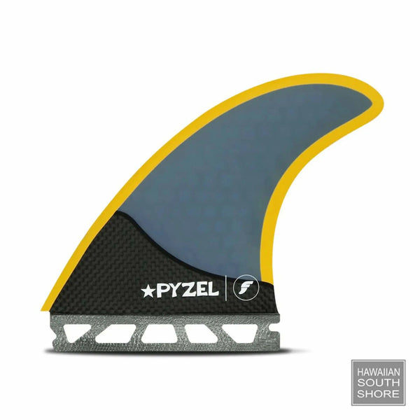 FUTURES Pyzel 3-Fin Large Neutral Template Blue Yellow - L -