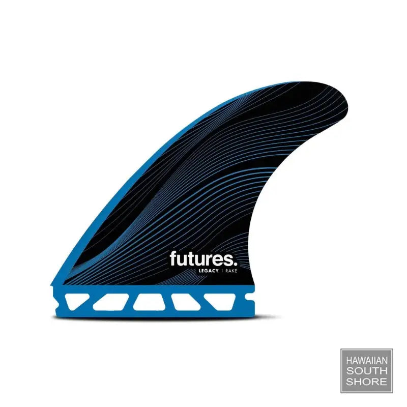Futures Legacy R6 3-Fin Honeycomb Medium Blue Rake Template