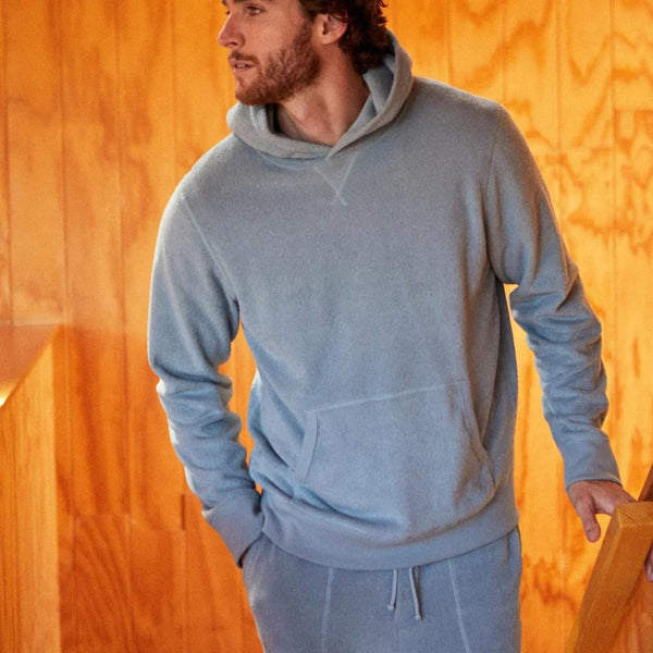 Outerknown Hoodie Hightide Pullover Small-XLarge Ash Blue