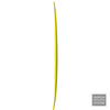 CJ Nelson SLASHER LOW PRO (9'3-9'6) Single Fin Thunderbolt Silver Bright Yellow