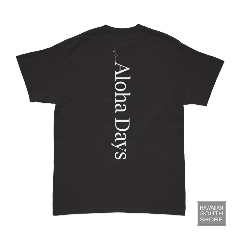 Aloha Days BOX ALOHA Tshirt Black - Clothing | Hawaiian South Shore