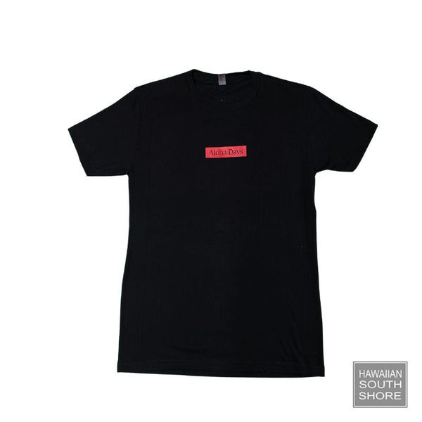 Aloha Days T-Shirt LTD. BOX ALOHA Small-XLarge Black White Color