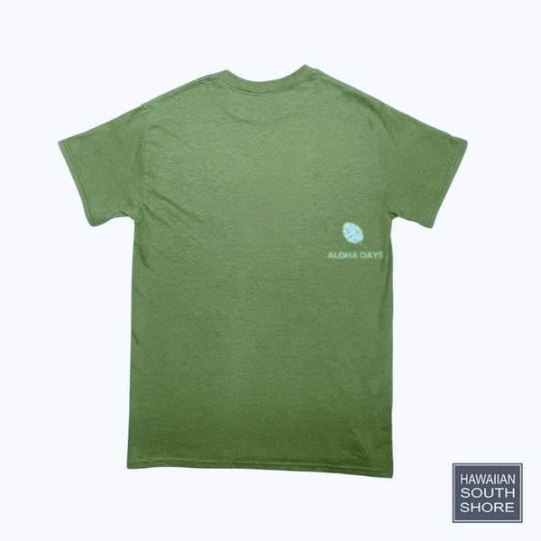 Aloha Days T-Shirt Monstera Ltd. Medium-XLarge Green