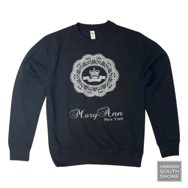MARYANN/Sweater/Crew/Small-Large/Black Logo -- Shop at Hawaiian South Shore 