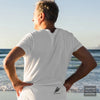 HawaiianSouthShore T-Shirt JAMES SURFER Small-XLarge White