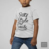 Aloha Days T-Shirt SMILE KIDS Made in Hawaii Small-XLarge