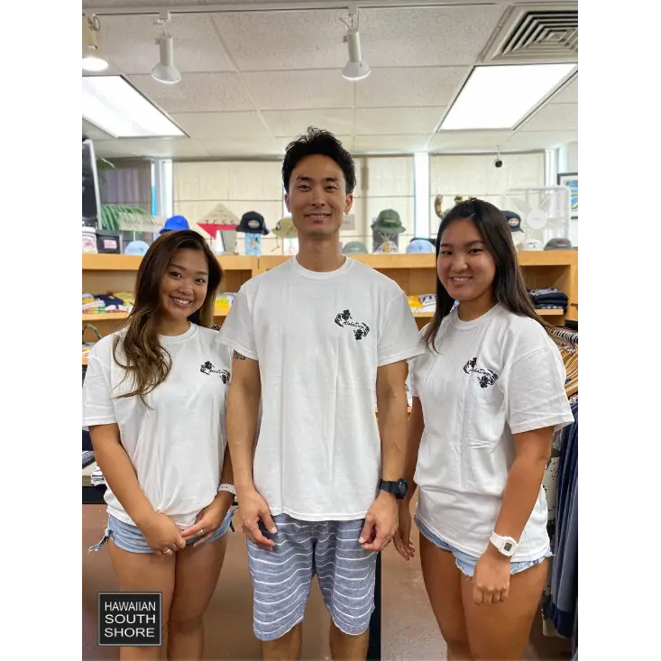 Aloha Days HIBISCUS Tshirt White - Clothing | Hawaiian South Shore