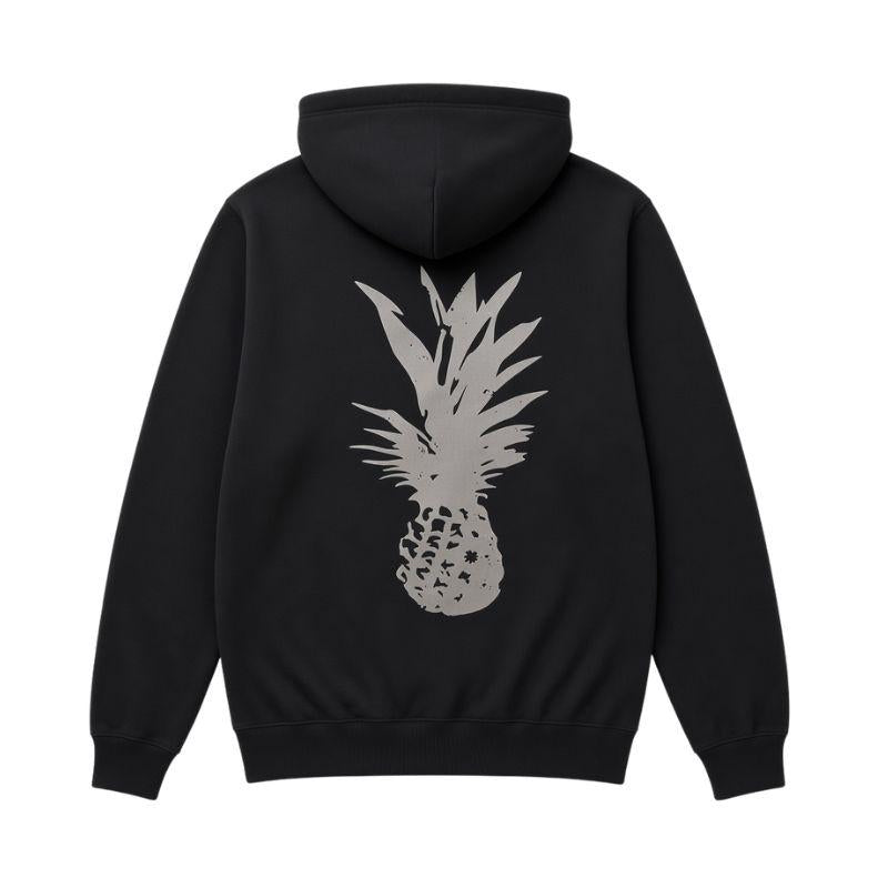 Aloha Days Hoodie Ltd. Made In Hawaii Pineapple Black
