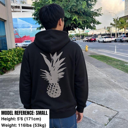 Aloha Days Hoodie Ltd. Made In Hawaii Pineapple Black