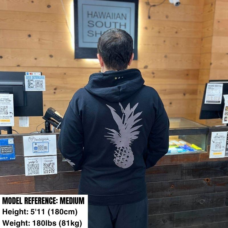 Aloha Days Hoodie Ltd. Made In Hawaii Pineapple Black