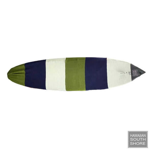 HawaiianSouthShore Knit Bag 9’6 Round Nose Longboard Stripe