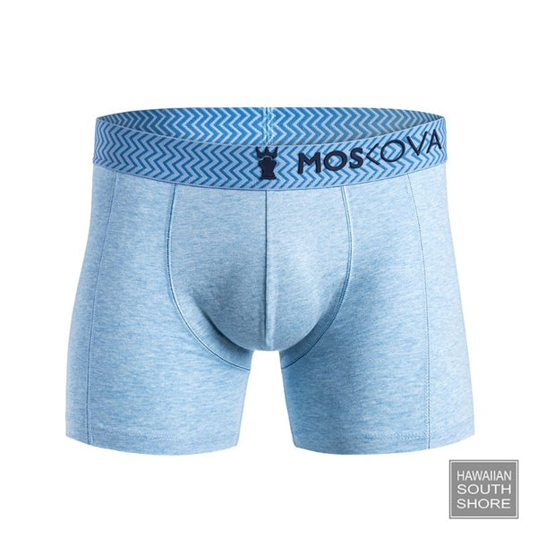 MOSKOVA BOXER M2 COTTON Small-XLarge Chevron Light Blue