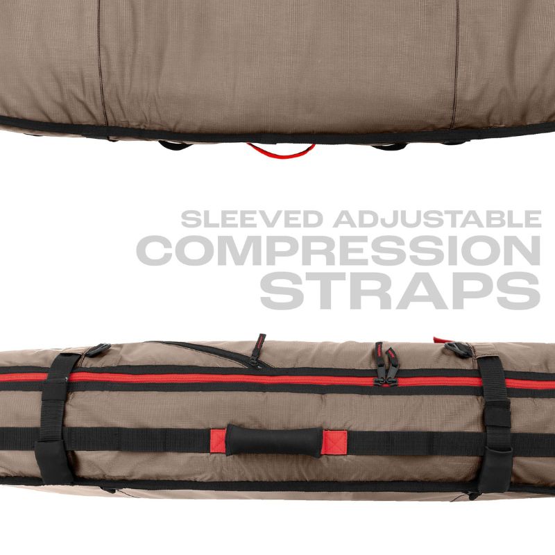 VEIA John John Florence 3/2 Convertible Travel Coffin Bag (6'0") Coyote