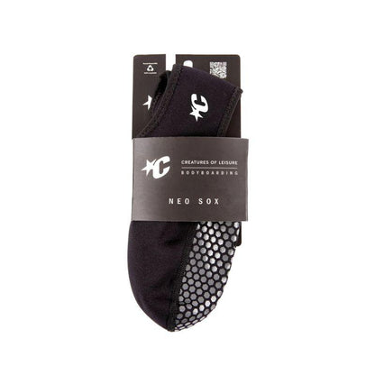 CreaturesofLeisure Neo Fin Sox - Lo Cut Small Black