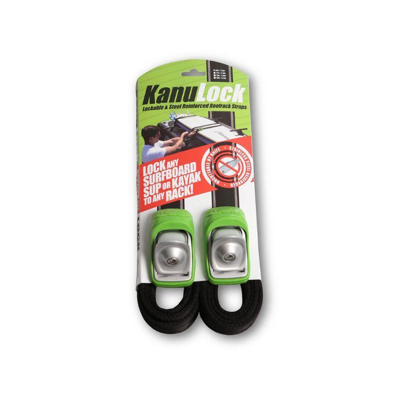 FCS KanuLock 2.5M / 8FT Lockable Tie-Down Straps