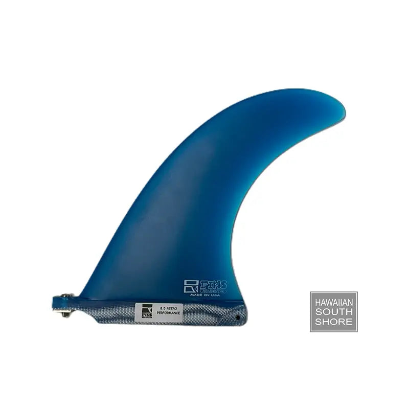 Fins Unlimited Performance Longboard Fin Clear Blue | shop at hwnsouthshore