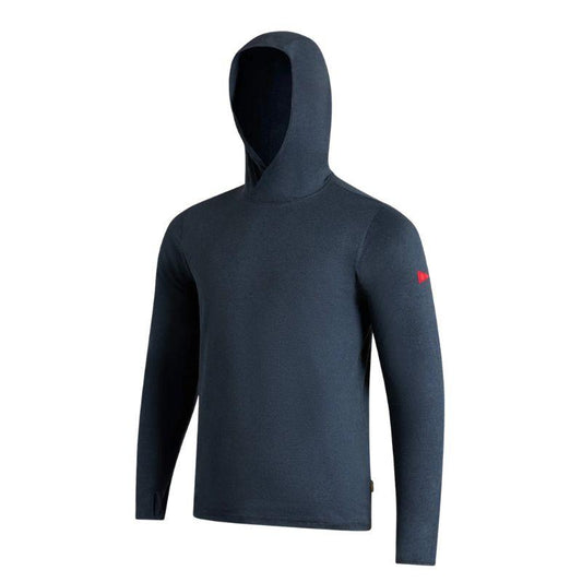 Florence Marine X Adapt Long Sleeve Hooded UPF Heather Navy