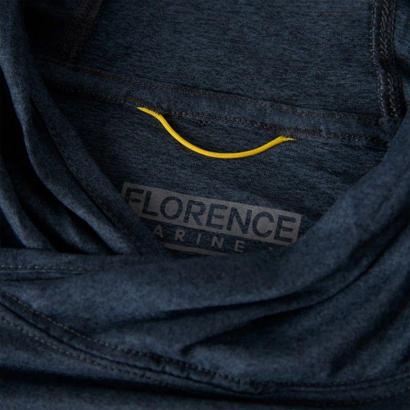 Florence Marine X Adapt Long Sleeve Hooded UPF Heather Navy