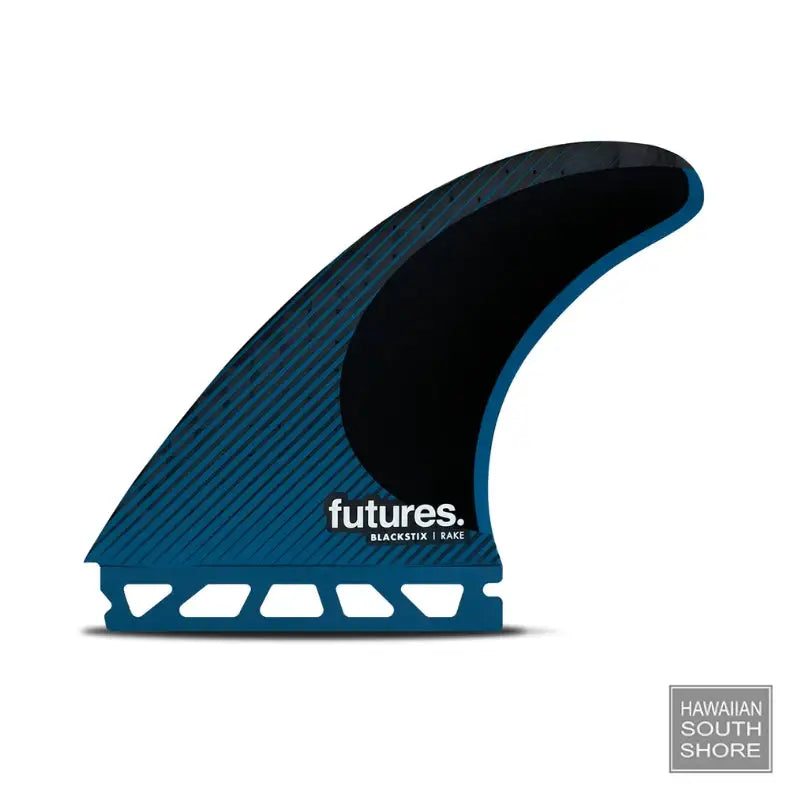 FUTURES/R8/3 Fins/Blackstix/Large/Blue/Rake Template
