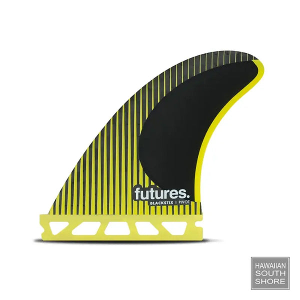 FUTURES P4 3 Fins Blackstix Small Yellow Pivot Template -