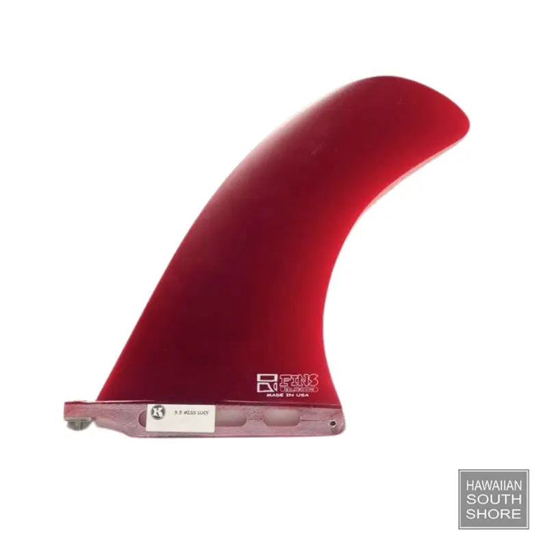 Fins Unlimited/AP1/Kanoa Dahlin/MISS LUCY/Single Fin/10.0"/Red Color