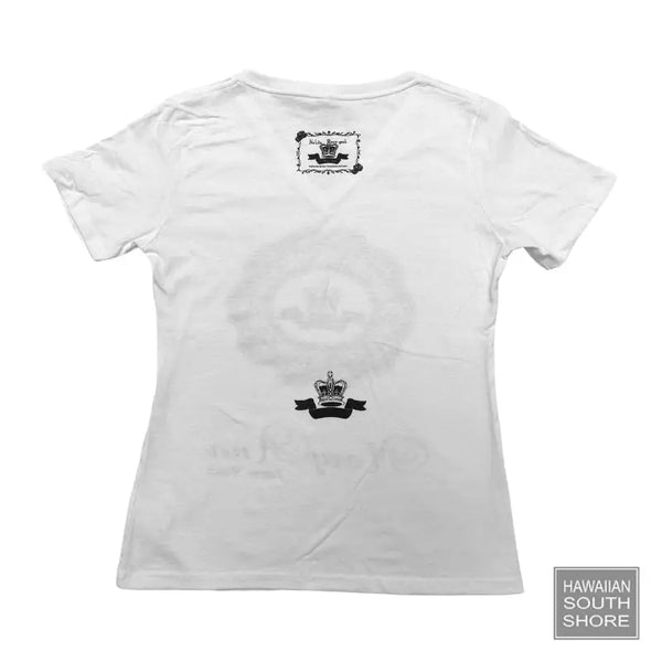 MARYANN Tshirt Womens Small-Large White Logo - CLOTHING