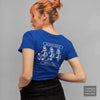 Aloha Days/T-shirt/Hula Girl/Medium-XLarge/Navy