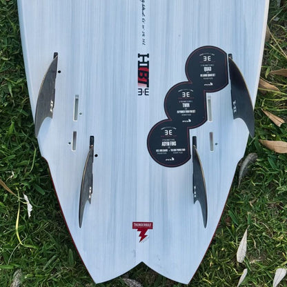 Harley Ingleby HIBT 3+3 Fins (5'10 - 7'2) Thunderbolt Red